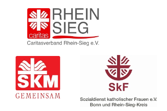 2020-04-12 Logos Caritas Rhein-Sieg (c) Caritas Rhein-Sieg, SKM, SKF