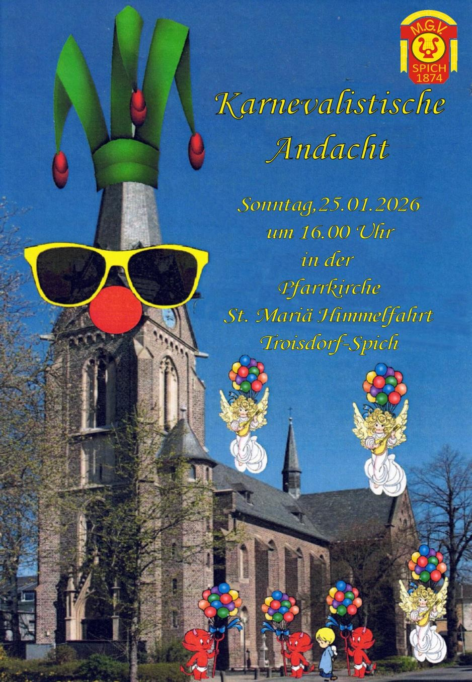 2026 Karnevalistische Andacht (c) Katholische Kirchengemeinden in Troisdorf