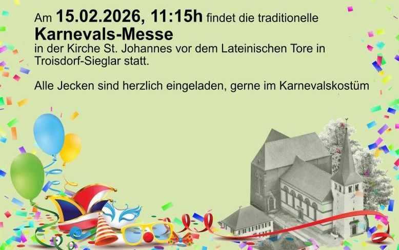 2026 Karnevalskonzert und Messe (c) Katholische Kirchengemeinden in Troisdorf