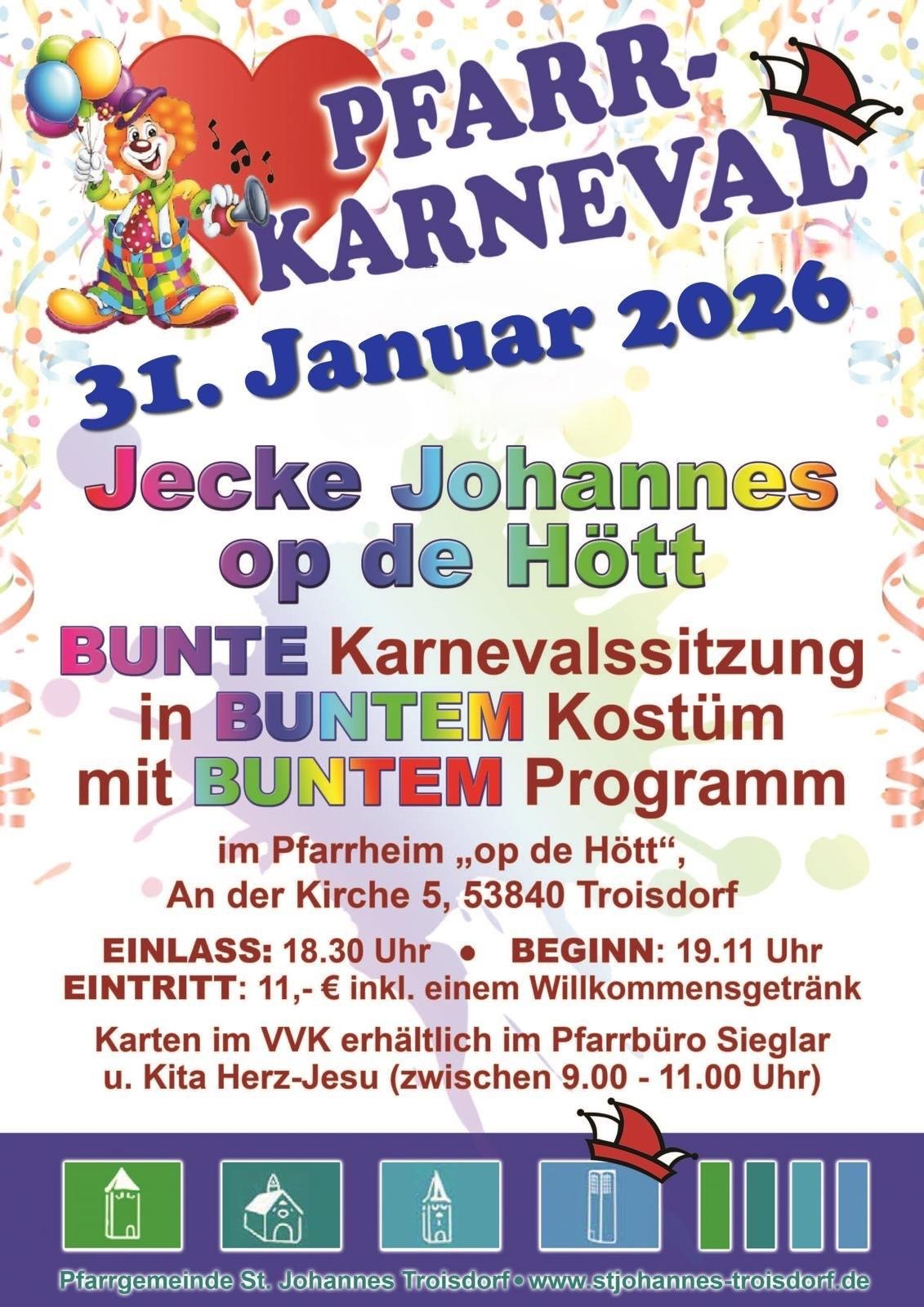 2026 Pfarrkarneval